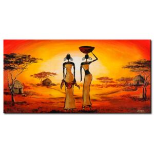 Canvas Print People: In love with sun