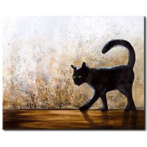 Canvas Print Cats: Green-eyed cat