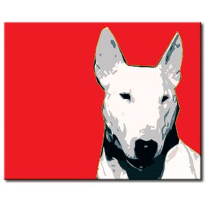 Canvas Print Dogs: Bull Terrier