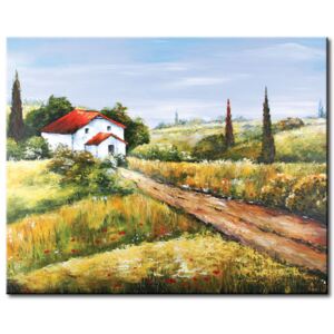 Canvas Print Valleys and Plains: Way home