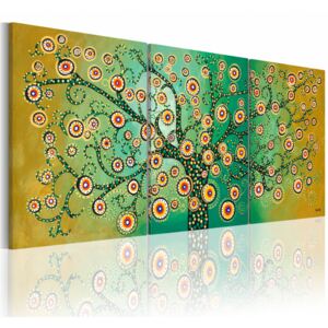Canvas Print Trees: Magic tree - green