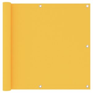VidaXL Balcony Screen Yellow 90x300 cm Oxford Fabric