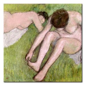 Canvas Print Edgar Degas: Two Bathers on the Grass