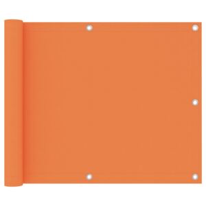VidaXL Balcony Screen Orange 75x400 cm Oxford Fabric