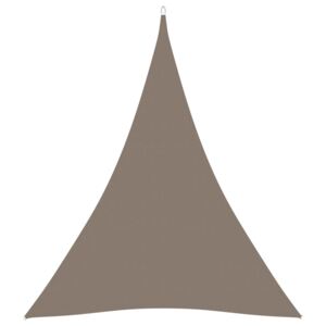 VidaXL Sunshade Sail Oxford Fabric Triangular 3x4x4 m Taupe