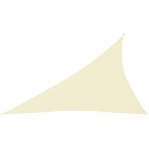 VidaXL Sunshade Sail Oxford Fabric Triangular 3x4x5 m Cream