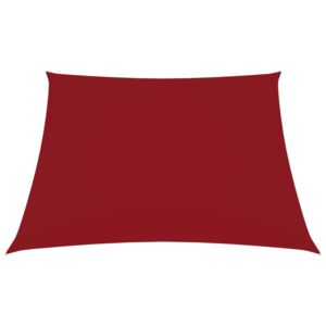 VidaXL Sunshade Sail Oxford Fabric Square 6x6 m Red