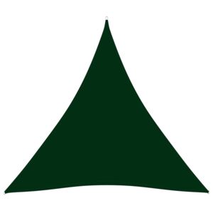 VidaXL Sunshade Sail Oxford Fabric Triangular 3.6x3.6x3.6 m Dark Green