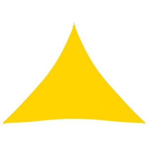 VidaXL Sunshade Sail Oxford Fabric Triangular 4x4x4 m Yellow