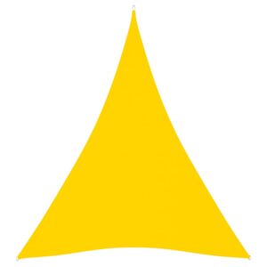 VidaXL Sunshade Sail Oxford Fabric Triangular 3x4x4 m Yellow
