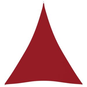 VidaXL Sunshade Sail Oxford Fabric Triangular 3x4x4 m Red