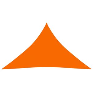VidaXL Sunshade Sail Oxford Fabric Triangular 3.5x3.5x4.9 m Orange