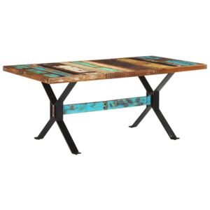 VidaXL Dining Table 180x90x76 cm Solid Reclaimed Wood