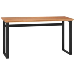 VidaXL Desk 140x45x75 cm Solid Teak Wood