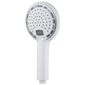 SCHÜTTE Hand Shower with LED Lights and Temperature Indication POLARIS White