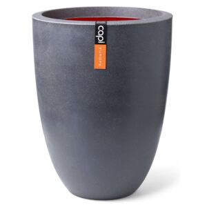 Capi Vase Urban Smooth Elegant Low 26x36 cm Dark Grey
