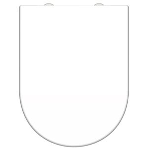 SCHÜTTE Duroplast Toilet Seat WHITE D-shape