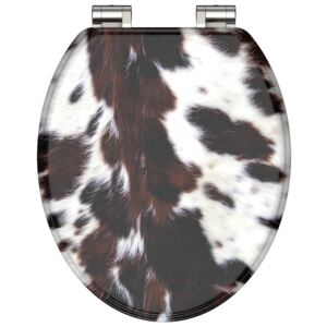 SCHÜTTE Toilet Seat with Soft-Close COW SKIN MDF