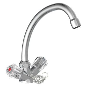 SCHÜTTE 2-Handle Sink Mixer BRILLANT Chrome