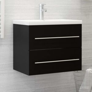 VidaXL Sink Cabinet Black 60x38.5x48 cm Chipboard