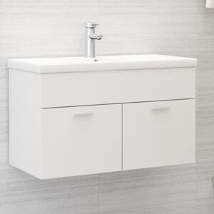 VidaXL Sink Cabinet White 80x38.5x46 cm Chipboard