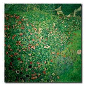 Canvas Print Gustav Klimt: Italienische Gartenlandschaft