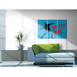 Canvas Print For Teenagers: Bang bang! - triptych
