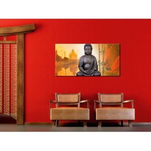 Canvas Print Zen: Happy Buddha