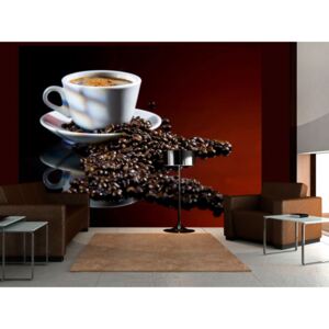 Self-Adhesive Wall Mural Kitchen Themes: Cup - coffee