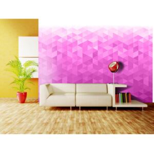 Wall mural Geometric Backgrounds and Patterns: PInk pixel