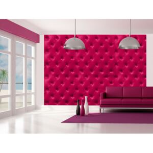 Wall mural Quilted: Fuchsia rhombuses