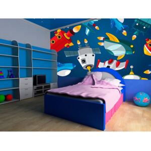 Wall mural For Children: Spaceships