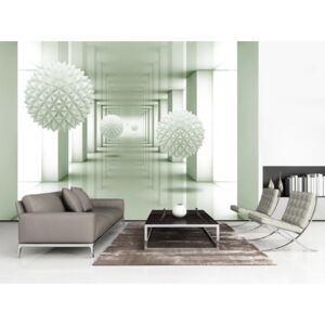 Self-Adhesive Wall Mural Modern: Passage to the Future
