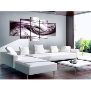 Canvas Print Abstract: Violet Glow