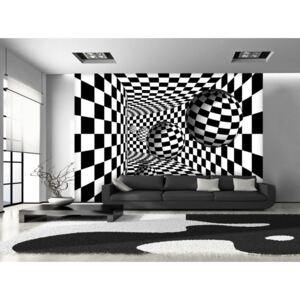 Wall mural Modern: Black & White Corridor