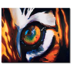Canvas Print Cats: Eye of the tiger