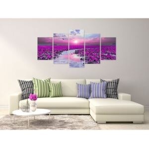 Canvas Print Valleys and Plains: The River of Magic