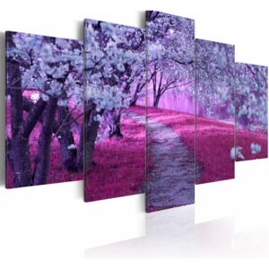 Canvas Print Trees: The Road of Love