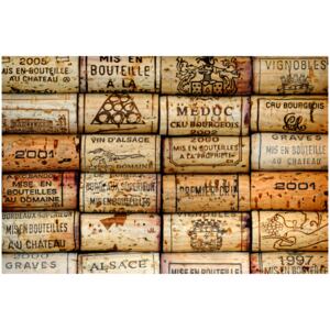 Corkboard Map Decorative Pinboards: Vineyard of Memories [Cork Map]