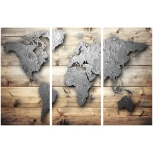 Corkboard Map Decorative Pinboards: Doors to the World [Cork Map]