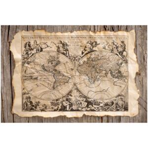 Corkboard Map Decorative Pinboards: Map of the Past [Cork Map]