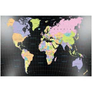 Corkboard Map Decorative Pinboards: Human's Kingdom [Cork Map]