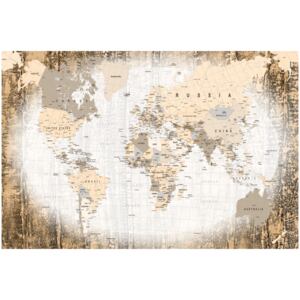 Corkboard Map Decorative Pinboards: Enclave of the World [Cork Map]