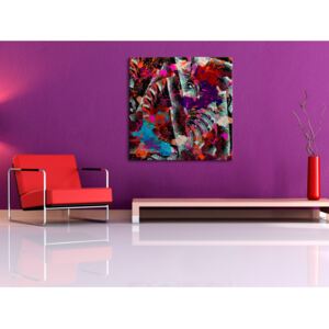 Canvas Print Abstract: Colours of the tropics