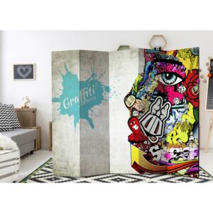 Room divider: Graffiti Beauty [Room Dividers]