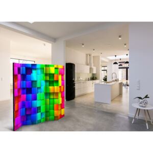 Room divider: Colourful Cubes II [Room Dividers]