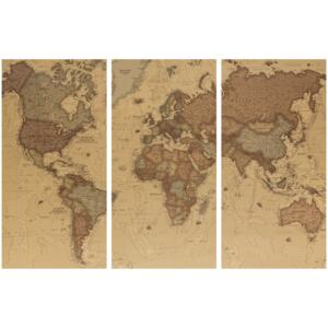 Corkboard Map Decorative Pinboards: Stylish World Map [Cork Map]