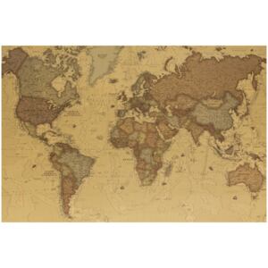 Corkboard Map Decorative Pinboards: Ancient World Map [Cork Map]