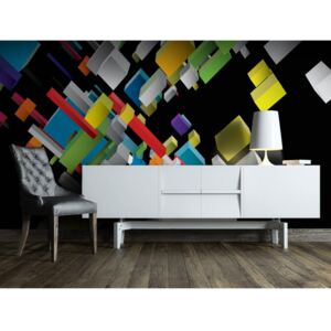 Wall mural Modern: Colorful stairs