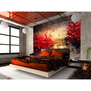 Wall mural Modern: A volcano of passion